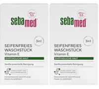 Sebamed Detergente senza sapone da 150 g, con vitamina E, per la pulizia quotidiana delicata e profonda dei pori, adatto per la pulizia di mani, viso e corpo (Confezione da 2)