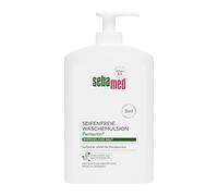 Sebamed Emulsione di lavaggio senza sapone con dispenser da 400 ml, pulizia senza sapone per pelli sensibili, rafforza la barriera cutanea, adatta per la pulizia di mani, viso e corpo