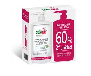 Sebamed Emulsione senza sapone all'olio d'oliva 750 ml Duo - Detergente corpo