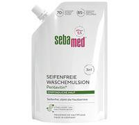 Sebamed Ricarica per emulsione di lavaggio senza sapone da 400 ml, pulizia senza sapone per pelli sensibili, rafforza la barriera della pelle, adatto per la pulizia di mani, viso e corpo