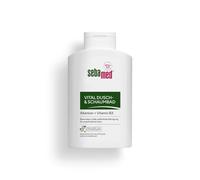 Sebamed Vital Bagno doccia e schiuma 400 ml, combina una pulizia particolarmente delicata senza sapone con cura rilassante e rivitalizzante, per la doccia o il bagno quotidiano, per uomo e donna