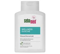 Sebamed Wellness doccia 200 ml, gel doccia per uomini e donne, detergente delicato senza sapone per pelli sensibili, complesso di cura di estratto di giglio d'acqua e allantoina, per doccia quotidiana