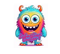 Sebastian Carter's MONSTER Kids Coloring Book