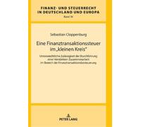 Sebastian Cloppen Eine Finanztransaktionssteuer im kleinen K (Copertina rigida)