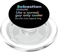 Sebastian come un ragazzo normale solo più cool leggenda King First PopSockets PopGrip per MagSafe