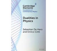 Sebastian De Haro Enrico Cinti Dualities in Physics (Copertina rigida)