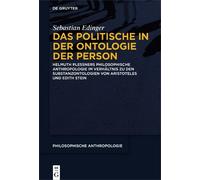 Sebastian Edinger Das Politische in der Ontologie der Person (Copertina rigida)