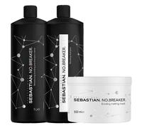 SEBASTIAN Kit No Breaker Pre Shampoo 1000ml + Shampoo 1000ml + Mask 500ml