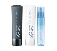 SEBASTIAN Kit Trilliance Shampoo 250ml + Balsamo 250ml + Spray Illuminante Term