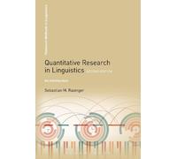 Sebastian M. Rasinger Quantitative Research in Linguistics (Tascabile)