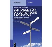 Sebastian Martens Leitfaden für die juristische Promotion (Tascabile)