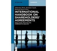 Sebastian Mock International Handbook on Shareholders´ Agreem (Copertina rigida)