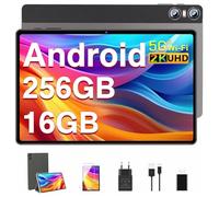 SEBBE Tablet 11 Pollici, 16GB RAM 256GB ROM (TF 1TB),2K Schermi/ 8+20MP/2000 * 1200 Pixels/10000 mAh/Bluetooth5.0,Octa-Core 2.0GHz 5GWiFi Tablet con Custodia Protettiva - Marrone