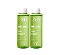Sebiaclear micro-peel | Acqua rinnovatrice | Disincrostante & Lisciante | pori, bottoni e punti neri | pelli sensibili miste e grasse | 90% ingredienti di origine naturale | Confezione da 2 x 150 ml