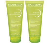 Sébium Gel Moussant Actif 2x200 ml Detergente