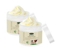Sebo di manzo per la pelle balsamo di sebo di manzo crema idratante per il viso senza profumo, da coltivazione biologica, balsamo idratante sebo battuto per la cura del viso (B, taglia unica)