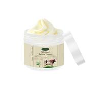 Sebo di manzo per la pelle, balsamo di sebo manzo, crema idratante per il viso, non profumata, da coltivazione biologica, balsamo idratante sebo battuto per la cura del viso (A, taglia unica)