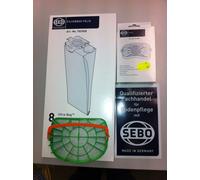 SEBO Scatola Filtro 7029ER per Felix, Dart 8 Sacchetti Aspirapolvere Con Motore