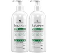 Seboradin Balsamo Capelli Per Capelli Sottili E Fini Per Capelli Grassi Idratante Volumizzante Lisciante Inulina Olio Di Jojoba Glicerina Vegetale Pure Ballance 400 ml (Confezione da 2)