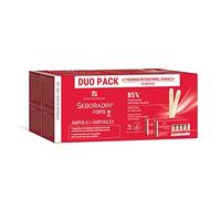 Seboradin Forte Duo Pack Fiale Siero Per La Crescita Dei capelli Per Donne Uomini Vitamine Estratti Naturali per il Cuoio Capelluto 28 x 5,5 ML
