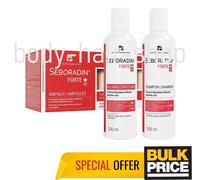 SEBORADIN FORTE Fiale Trattamento Cuoio Capelluto Perdita Capelli + Shampoo...
