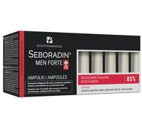 Seboradin MEN FORTE Fiale Anticaduta Capelli Uomo 14 x 5,5 ml | senza Risciacquo per Cuoio Capelluto, Capelli Diradati, Stempiatura e Primi Segni di Caduta Maschile