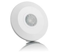 SEBSON 2x Rilevatore di Movimento Interno, Montaggio a soffitto, LED adatto, programmabile, Infrarossi Sensore, Portata di rilevamento max. 6m/ 360°