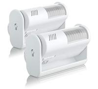 SEBSON 2x Sensore Movimento con allarme e campanello, Rivelatore di passaggio, Batteriea, Wireless, Sistema di allarme