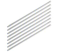 SEBSON® 8x LED Sottopensile con Interruttore e Prese, Luce Calda, 30cm, 1,8W, 190 Lumen, 12V, 8,8x6,7x300mm