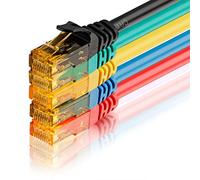 SEBSON Ethernet Cavo CAT6 0,5m, Gigabit LAN Cavo Patch, 1000Mbit/s, U-UTP Cavo di Rete con Spina RJ45 per Router, PC, SMART TV, Set di 5 Colorato