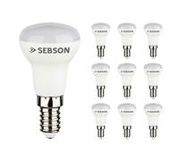 SEBSON Lampadina LED E14 3W - Set da 10-200lm, Bianca Calda 3000K