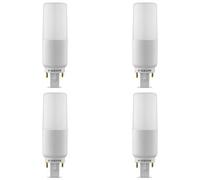 SEBSON Lampadina LED G24 7W - Set da 4-660lm, Bianco Neutro 4000K