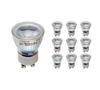 SEBSON Lampadina LED GU10 3W - Set da 10-250lm, Bianca Calda 2900K