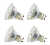 SEBSON Lampadina LED GU10 5W - Set da 4-350lm, Bianca Calda 3000K