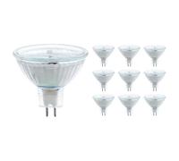 SEBSON Lampadina LED MR16 3,5W - Set da 10-280lm, Bianca Calda 2900K