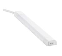 SEBSON LED Sottopensile con Interruttore e Prese, Luce Cucina, 30cm, 4W, 300 Lumen, Bianco Neutro 4.000K, 230V, IP20, 24x13x300mm