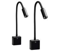 SEBSON Luce Notturna LED da Presa - Set da 2, dimmerabile, flessibile, 4W