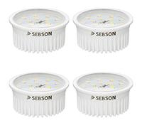 SEBSON Modulo LED 5W Extra Piatto ø50x26mm - Set da 4 - Bianca Calda 3000K
