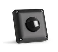 SEBSON Rilevatore di Movimento Esterno IP65 da Incasso, LED 600W - Set da 2 | programmabile, Sensore PIR 10m/190°, Incasso 53x53x23mm, 3 Fili, Interruttore a Parete con ON/OFF Attivato dal Movimento