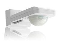 SEBSON Rilevatore di Movimento Esterno IP65, Montaggio a Parete e a Soffitto, LED adatto, programmabile, 20m / 360°, Infrarossi Sensore con 3 sensori