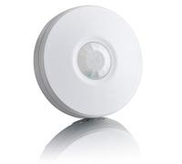 SEBSON Rilevatore di Movimento Esterno IP65, Montaggio a Superficie a Soffitto, LED adatto, Infrarossi Sensore programmabile 8m / 360°