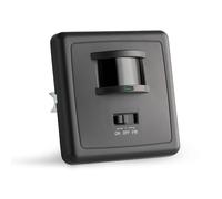 SEBSON Rilevatore di Movimento per Luci Interno - Montaggio a Parete da Incasso, LED Adatto, Programmabile, 3 Fili - Sensore di Movimento 9m/160°