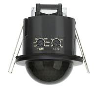 SEBSON Sensore Movimento Esterno da Incasso - Montaggio a Soffitto | Campo di Rilevamento 20m/360°, Sensore PIR programmabile, 3 Fili