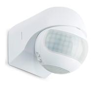 SEBSON Sensore Movimento Esterno IP44 - Montaggio a Superficie, Adatto a LED, programmabile, orientabile - Portata 12m/180°, 3m/360° (2 Sensore PIR)
