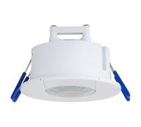 SEBSON Sensore Movimento Interno da Incasso - Portata 8m/360° - Montaggio a Soffitto, Foro di Montaggio Ø63-68mm, Sensore PIR, LED adatto, 3 Fili