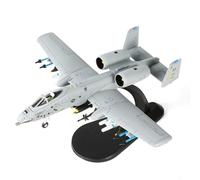 SEBUNAS 1/100 Scala A-10 Thunderbolt II Modello Aereo da Attacco Modelli A-10 Warthog Aereo da Attacco Militare Kit Modello Aereo Pressofuso in Metallo per Adulti