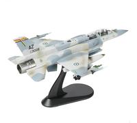 SEBUNAS 1/72 Scala F-16 Fighting Falcon Fighter Jet Modello Emirati Arabi Uniti Air Force Livrea Vecchia Versione Aerei Militari Miniatura Metallo Diecast Airplane Model Kit per Collezione Adulto