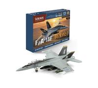SEBUNAS 1:72 Scala F-18 Jolly Rogers Fighter Jet Quick Assembly Model Kit | Una replica di precisione con squisita verniciatura, un capolavoro da collezione realizzato per adulti adatto ai principianti