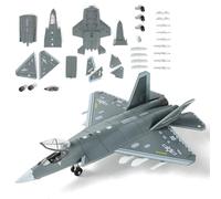 SEBUNAS Scala 1/72 Quick Build J-35 Modello di aereo militare China Air Force Fighter Building Plastic Model Kit per regalo e collezione (39 pezzi)