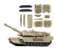SEBUNAS Scala 1/72 Quick Build M1A2 Modello di carro armato militare degli Stati Uniti Veicolo corazzato M1A2 Modello di costruzione principale del carro armato di battaglia per il regalo e la